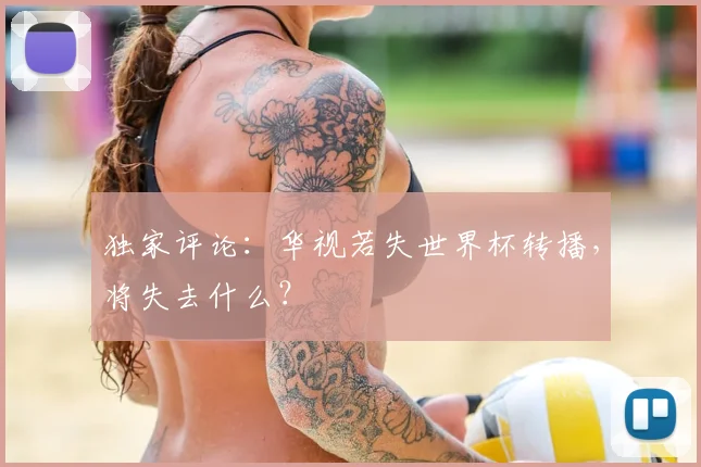 独家评论：华视若失世界杯转播，将失去什么？